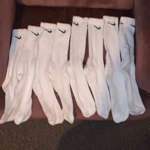 Mens White Nike Cushioned Socks Size XL 12-15